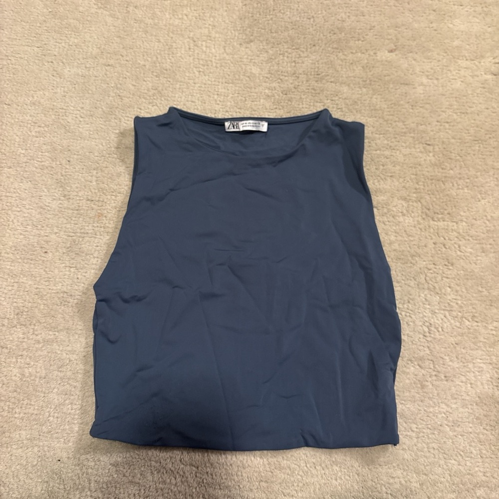 Zara Navy Blue Tank Top